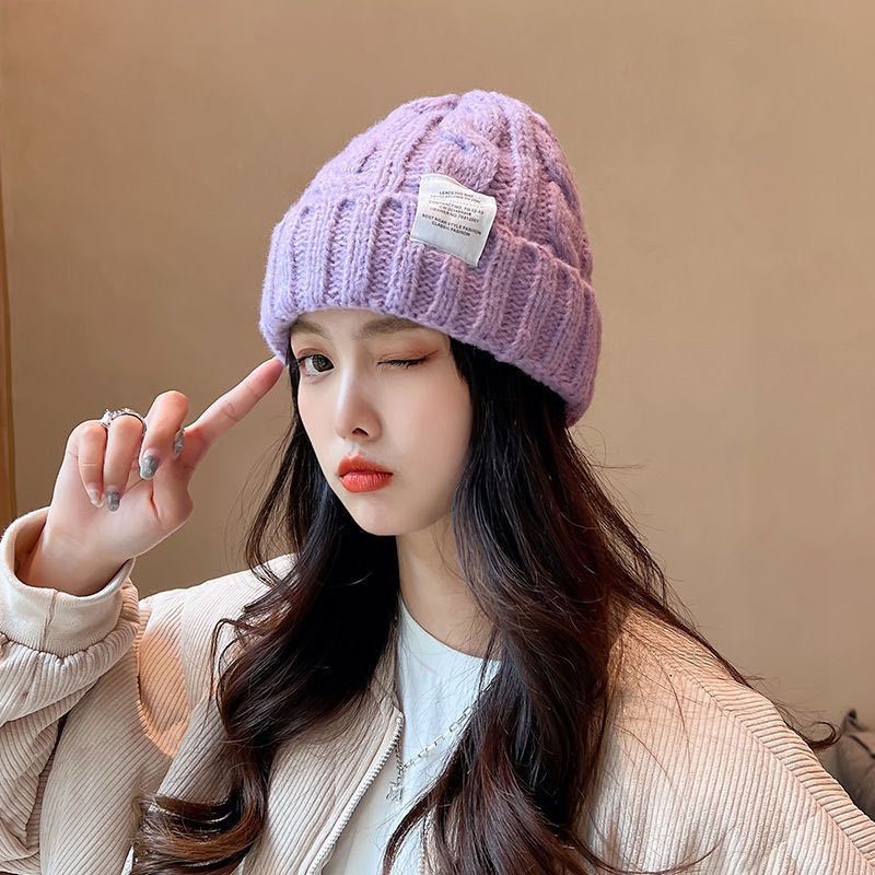 천 라벨 트위스트 [보라색]