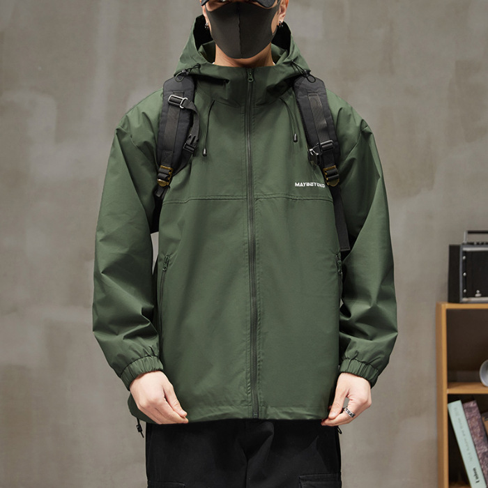 冲锋衣外套男士秋冬季美式登山防水潮流户外三合一棉服工装夹克男|undefined