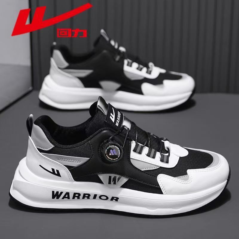 回力男鞋运动鞋2025夏季新款爆款男士百搭纽扣跑步鞋子男潮流男款