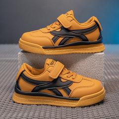 兒童板鞋男女童休閒鞋春秋季新款阿甘鞋百搭軟底中大童男孩運動鞋