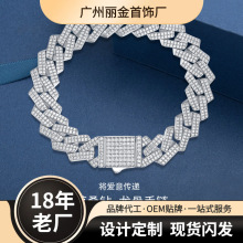 现货莫桑石龙骨手链现代简约气质925银手饰时尚百搭女神手链批发