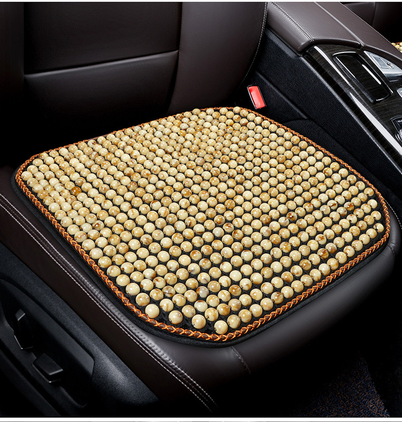 New Summer Glass Bead Single Seat Car Seat Cushion Universal Seat Cushion Square Cushion Double Seat Dropshipping Wholesale Export