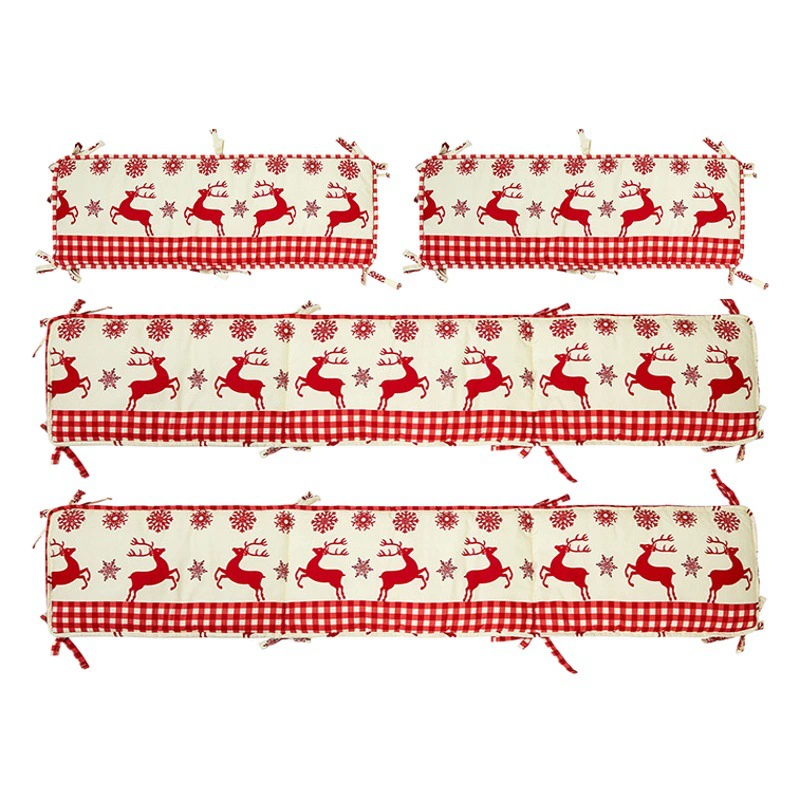 Защитный бортик для детской кроватки Amazon, рождественский барьер от ударов в виде оленя, детский защитный барьер от столкновений, экспортное постельное белье для международной торговли