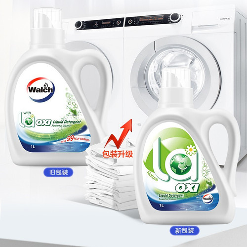 Walch aerobic laundry detergent pine fragrance decontamination 1kg sterilization and mite removal 1L Qingkexin rose cherry blossom