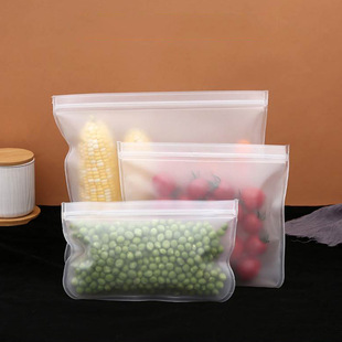 Sealed Bag Fresh-Keeping Food Packaging Bag Self-Sealing Household Plastic Bag Thickened Refrigerator Storage Frozen Packaging Bag