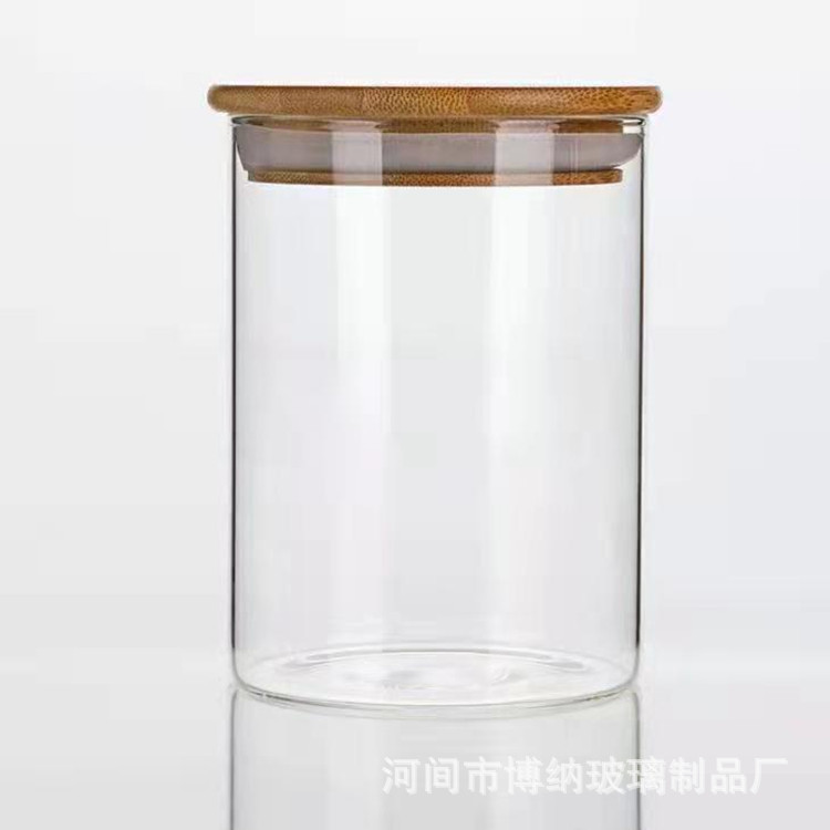 直销各种规格玻璃罐茶叶香料干花玻璃罐厨房食品储存罐密封玻璃罐