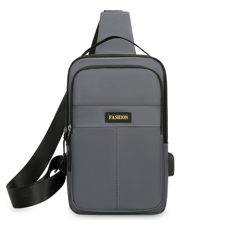 2023 New Casual Shoulder Bag Oxford Cloth Small Backpack Solid Color Men's Bag Casual Crossbody Bag Handheld Business Bag_voghion.com