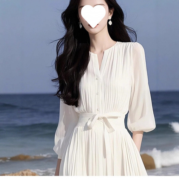 summer elegant shiffon long skirt