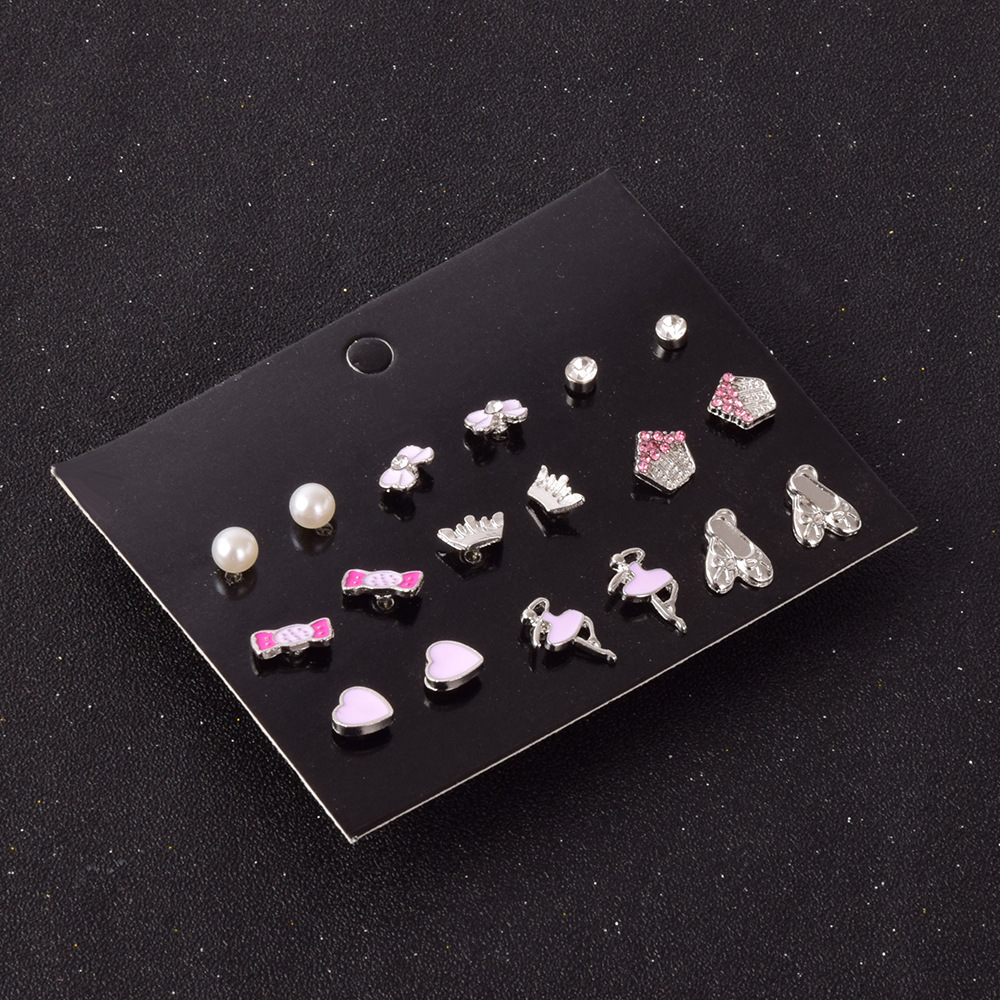 Fashion Dripping Earrings Set Wholesale display picture 4