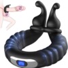 Adult supplies wholesale charging silicone vibration lock olical ring men's use of delay masturbation speed sales of Amazon explosion