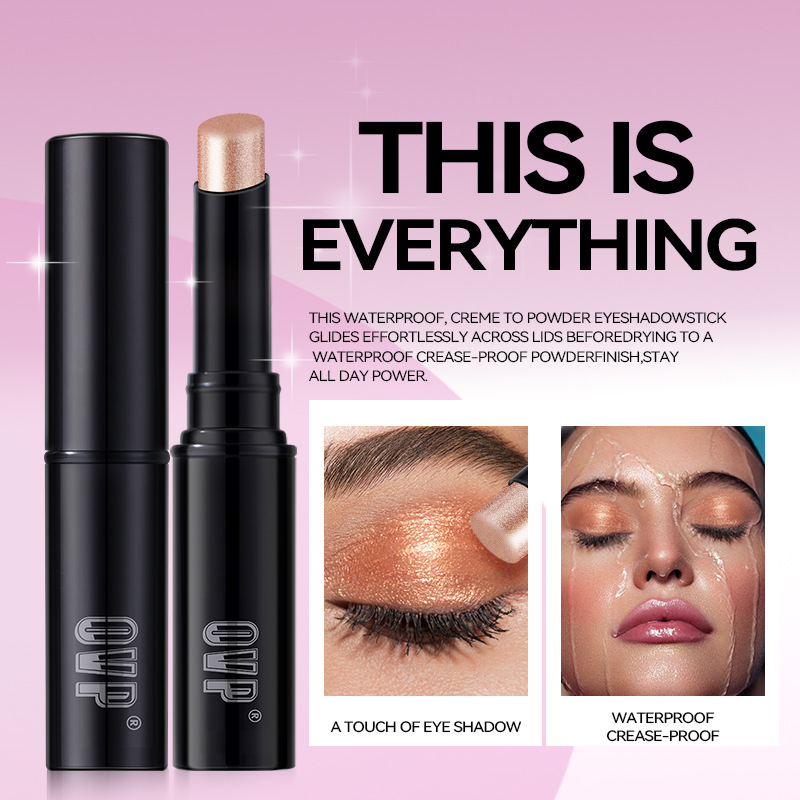Cross-Border Hot-Selling Ovp Water-Gloss Eyeshadow Stick Set, Pearlescent Fine Shimmer, Long-Lasting Eyeshadow Stick