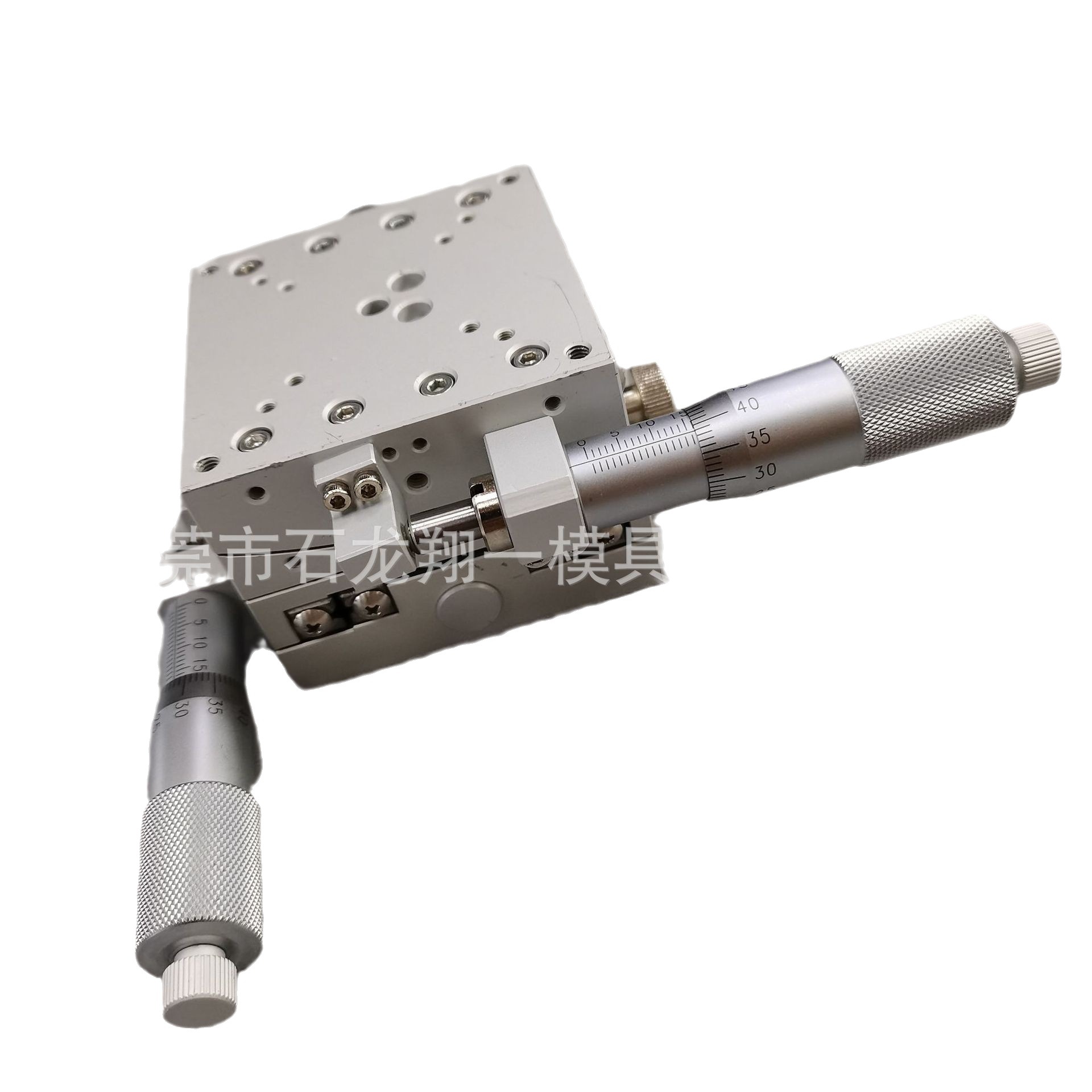 （ST07A-S1S)神津手动测角台70x70x52mm十字滚柱导轨± 3°铝合金