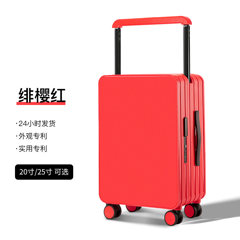 En nombre de la maleta con tirante ancho, embarque, viaje femenino de 20 pulgadas, rueda universal silenciosa de alto valor, caja con ruedas para PC de 24 pulgadas