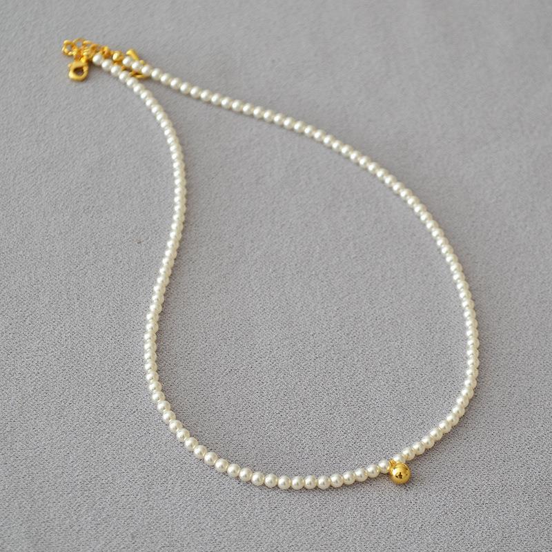 Elegant fashionable universal necklace pearl