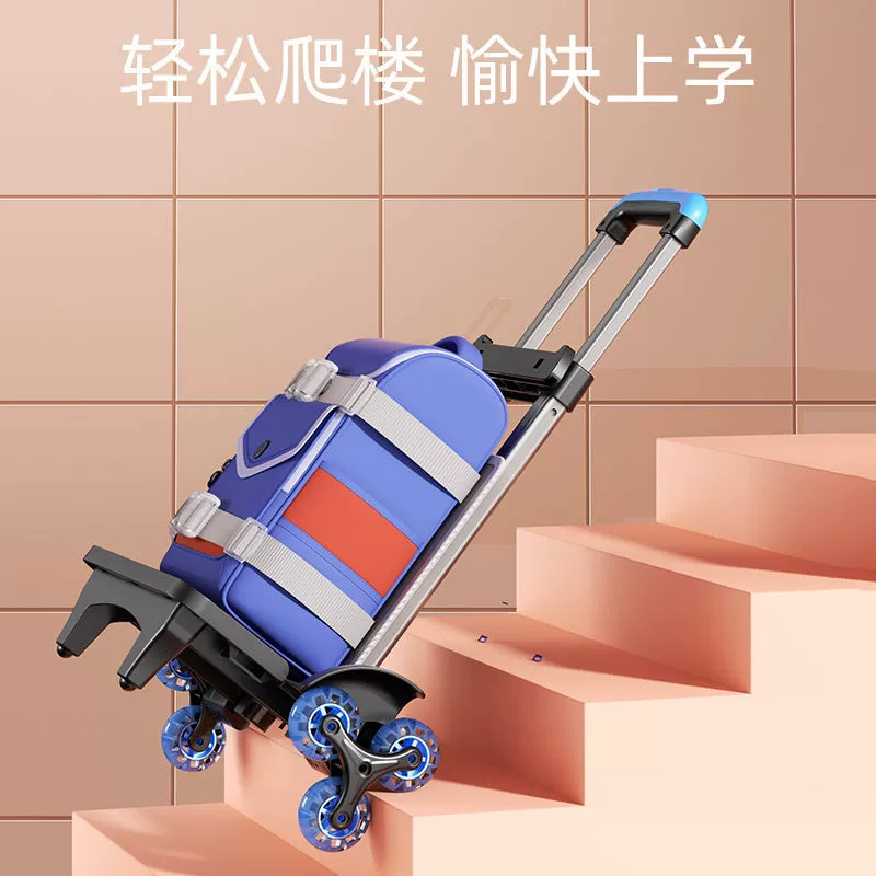 Backpack, universal suitcase, waterproof school bag for students, removable accessories