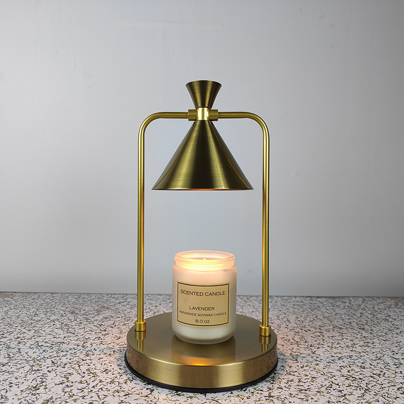 Lámpara de fusión de cera de aromaterapia retro americana transfronteriza creativa noche temporización atenuación vela libre de humo lámpara de mesa de atmósfera de expansión de fragancia