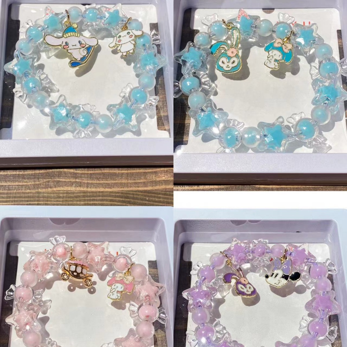 Children's cartoon fresh beaded bracelet