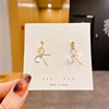 Silver needle, retro fashionable long design earrings with tassels, silver 925 sample, trend of season, wholesale