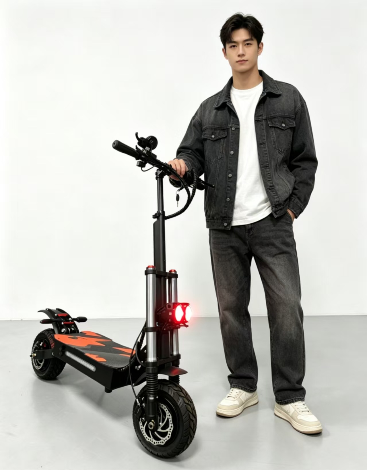 Electric Scooter, Off-Road Scooter, Foldable Mobility Scooter, 11inch Scooter, High-Speed Scooter, Off-Road Scooter
