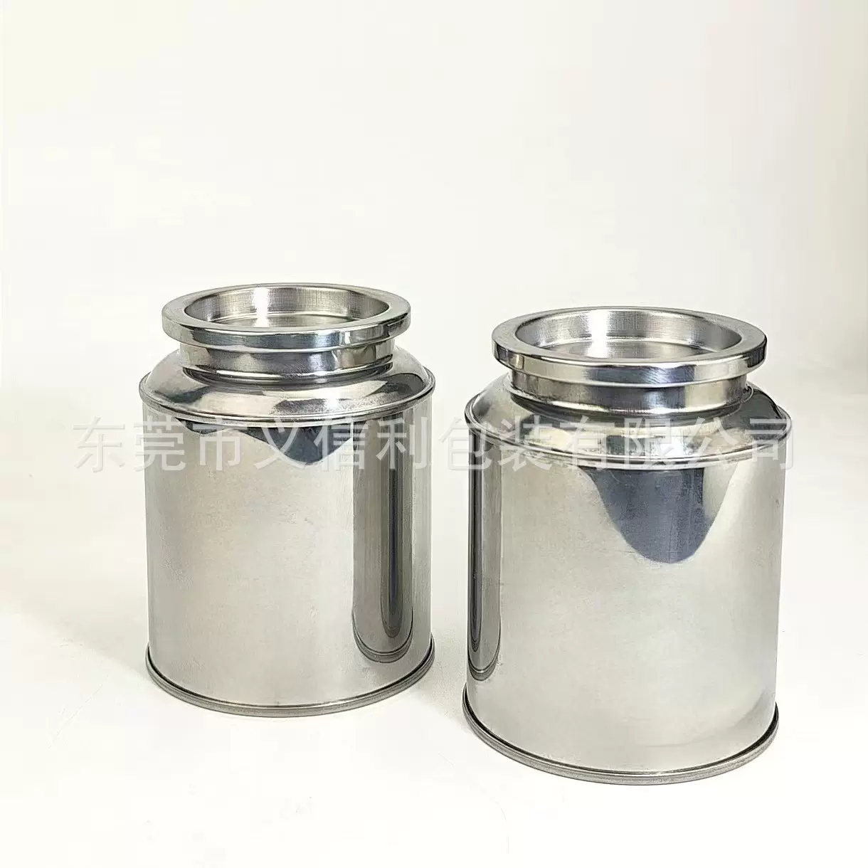 新款潮州工夫茶不锈钢加厚金属茶叶储茶密封罐便携茶桶传统醒茶罐