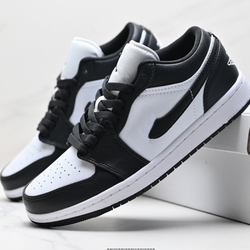 Putian Shoes High-End Version Jordan Aj1 Low-Top Men's Shoes Reverse Hook Women's Sneakers Cool Gray Couple Style Lightweight Sports Shoes