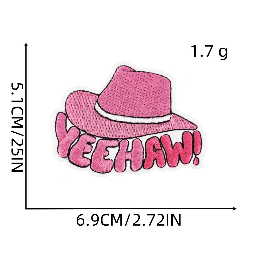 3g Weight Clothing Sticker Patches Classification 1 Piece, 1 Set Quantity Nonwoven, Polyester Material Animal, Letter Pattern Cute Style 1 Piece 1 Set Cute Animal Letter Nonwoven Polyester Clothing Sticker Patches 1
