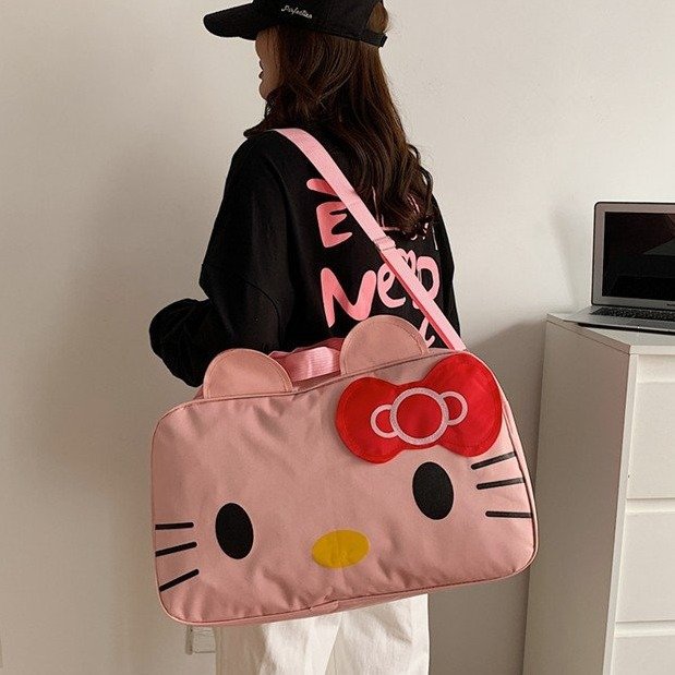 Nueva bolsa de viaje de gran capacidad Oxford caricatura linda bolsa de almacenamiento para viajar bolsa de hombro bolsa de mano