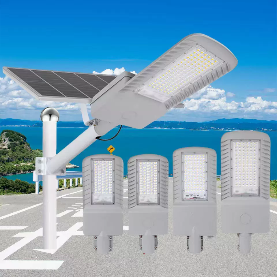 飞鹰太阳能路灯新农村庭院道路高杆灯大功率LED太阳能一体投光灯