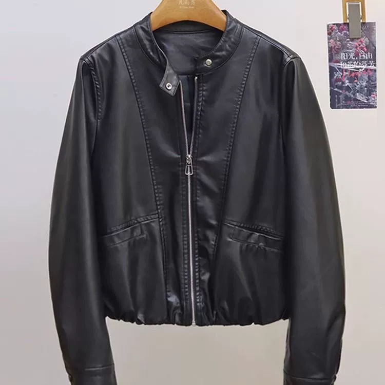 Short spring jacket, oversize, for teenagers