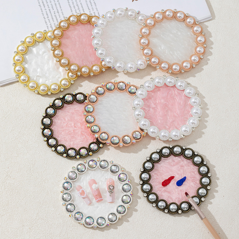 Manicure Tool Set Display Board Palette Series Resin Manicure Painted Palette Nail Display Board Tool