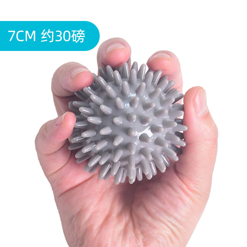 TPR Bola de erizo de cuatro dedos Entrenamiento de agarre primario Bola suave Rehabilitación de ancianos Parálisis parcial Masaje de viento Bola de dedos Práctica de manos