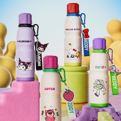 Cup Bear flagship store constant temperature men's and women's sports kettle 316 stainless steel creative portable thermos kettle fashion cup