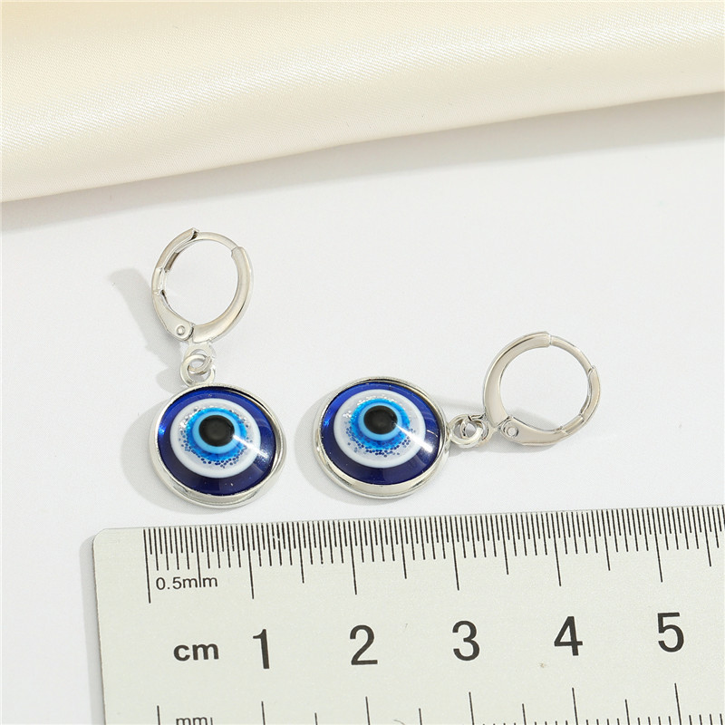 European And American New Devil's Eye Blue Eye Earrings Creative Earrings display picture 1