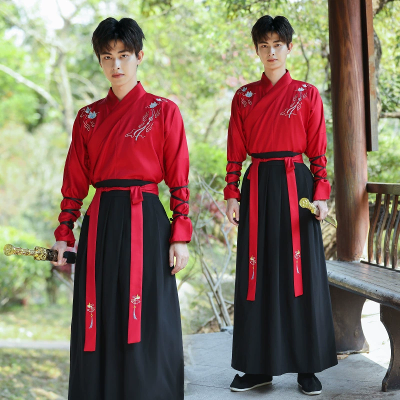 Genuine Hanfu for students, plus size, Chinese style