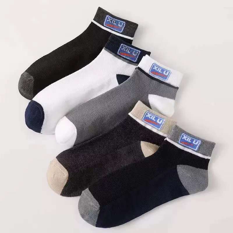 跨境袜子男船袜夏季吸汗女士涤棉短袜地摊货源袜子女诸暨袜业批发