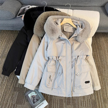 皮草派克服女中长款大衣羽绒服加绒加厚2025年冬季新款棉衣外套