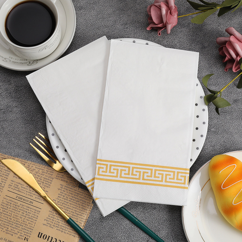 Cross-Border Party Paper Towels, Hot Stamping Napkins, High-End Napkins, Birthday Party Hotel Special Disposable Paper Towels Cross-Border Party Paper Towels, Hot Stamping Napkins, High-End Napkins, Birthday Party Hotel Special Disposable Paper Towels