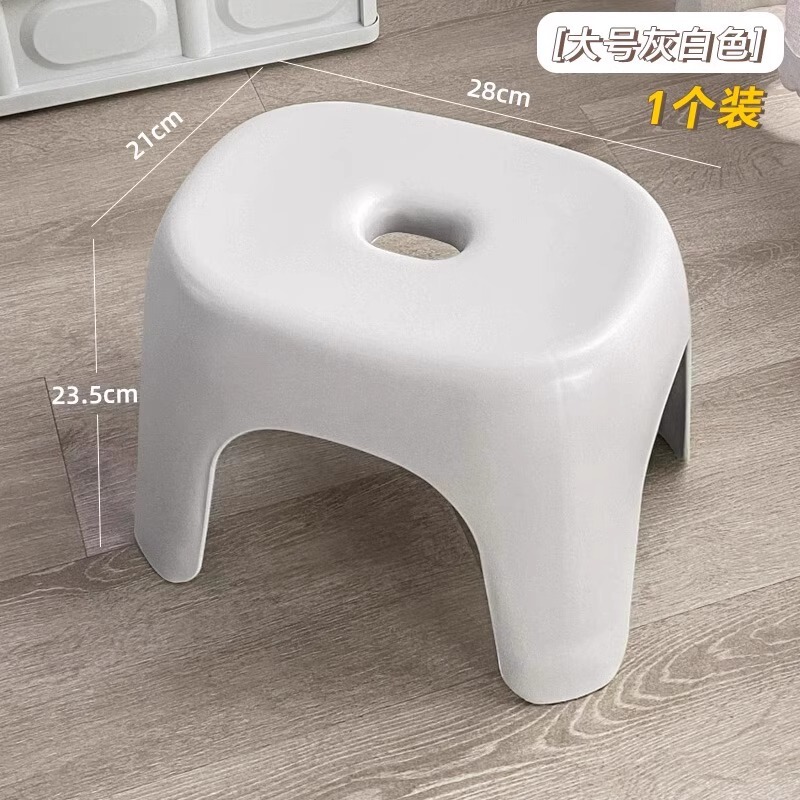 小さなスツール家庭用プラスチック肥厚リビングルームコーヒーテーブルベンチ子供用バスルームバススツールバスルーム靴交換椅子|undefined