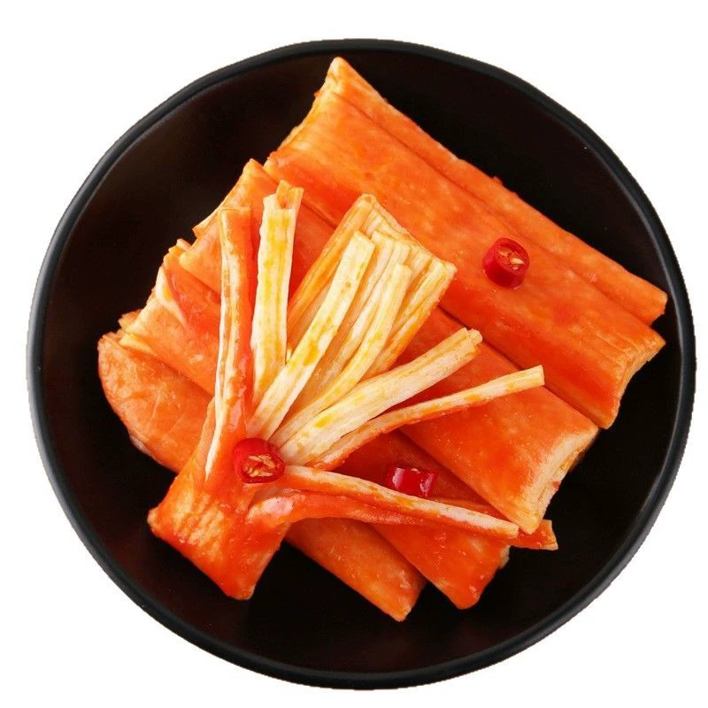 Рулонные крабовые палочки с раздельной упаковкой различных вкусов, открытые пакетики, готовые к употреблению, повседневные снек-замеры для офиса, удовлетворяющие потребности в перекусе оптом