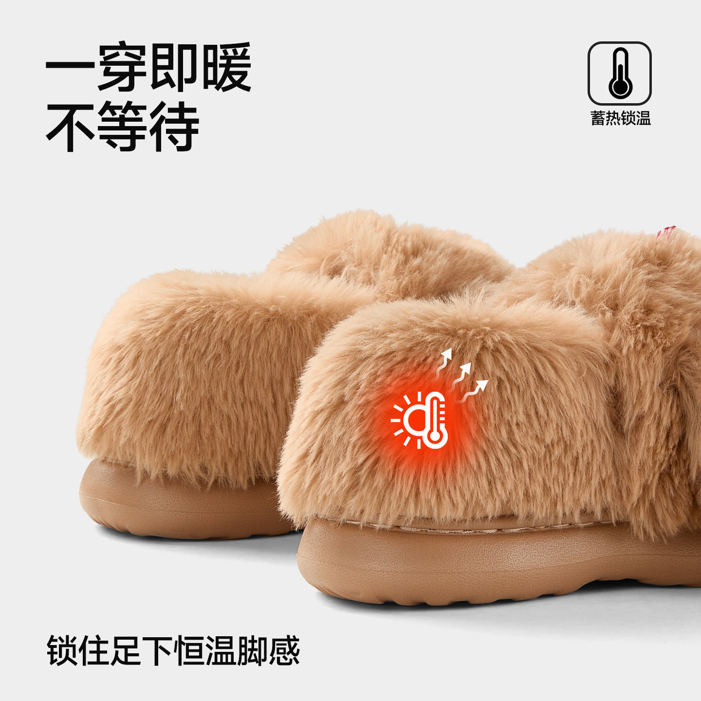 Fábrica de zapatos Qidan zapatillas de algodón de cachorro de dibujos animados para mujeres otoño y invierno en el hogar lindo calentamiento bolsa antideslizante tacones zapatos de algodón para mujeres