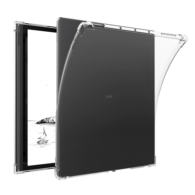 Для Huawei MatePad бумажные чернила плоская пластина защитный рукав Четырехугольная подушка безопасности против падения высокая проницаемость Мягкий чехол из ТПУ