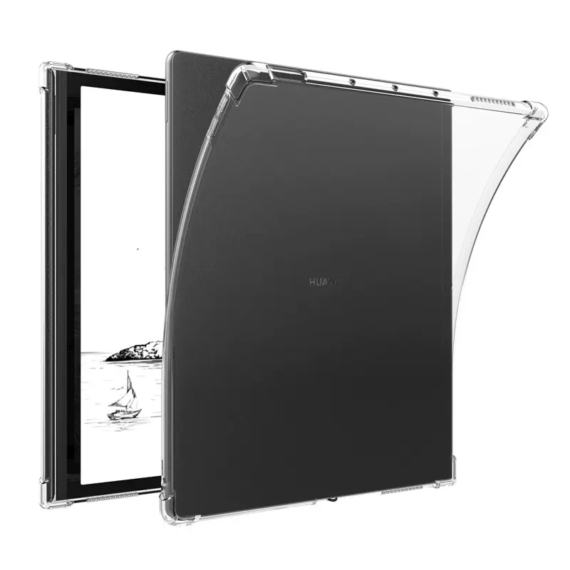 适用华为MatePad Paper墨水平板保护套 四角气囊防摔高透TPU软壳