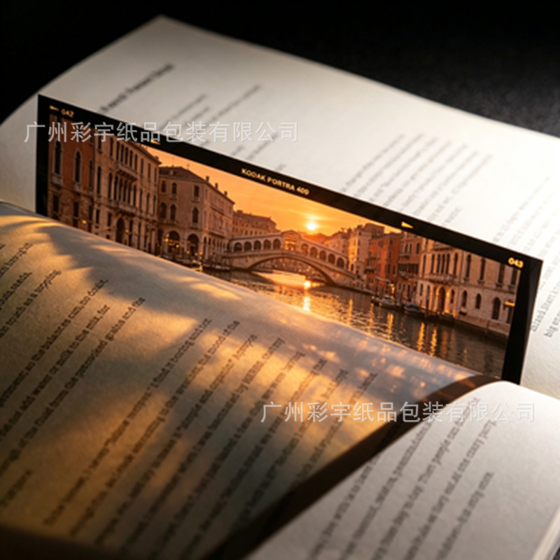 Vintage film-style bookmark with a cinematic feel, creative and translucent, Instagram-worthy gift, handmade, romantic photography, niche gift