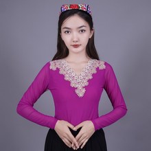 Xinjiang dance performance clothing mesh applique hot跨境专