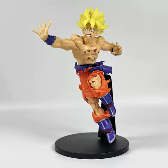 Dragon Ball Z Goku Saiyan Battle Action Figure - Bagged Collectible Statue