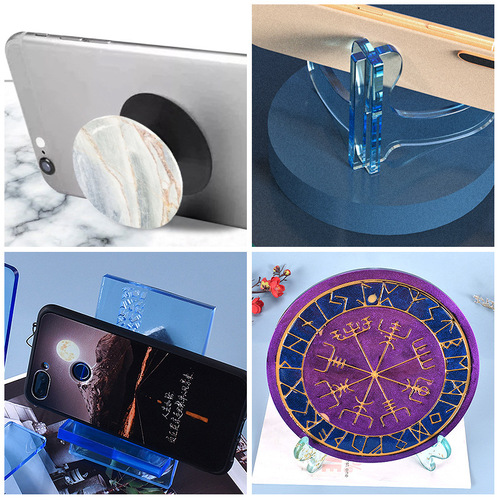 18 types of silicone molds for cell phone holders, cat and rabbit animal series ornaments storage racks, glasses frames, silicone molds