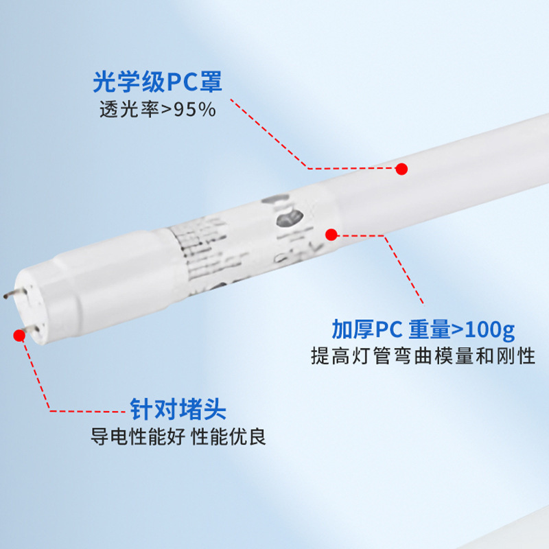 智能互联led物联网T8灯管节能省电地下车库工程改造日光灯管批发|undefined