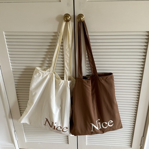 Bags for women Korean style new style single shoulder large capacity versatile letter nylon bag portable vacation casual small fresh women