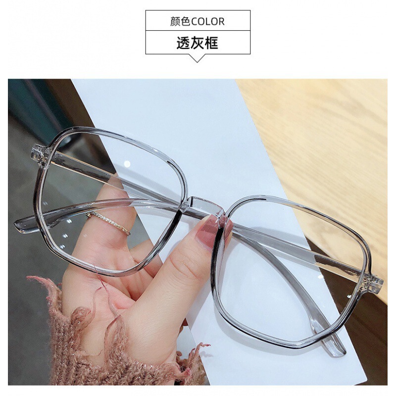 新型ネット赤多角形眼鏡枠潮流大枠ブルーレイ防止眼鏡紅書同項近視完成品卸売り|undefined