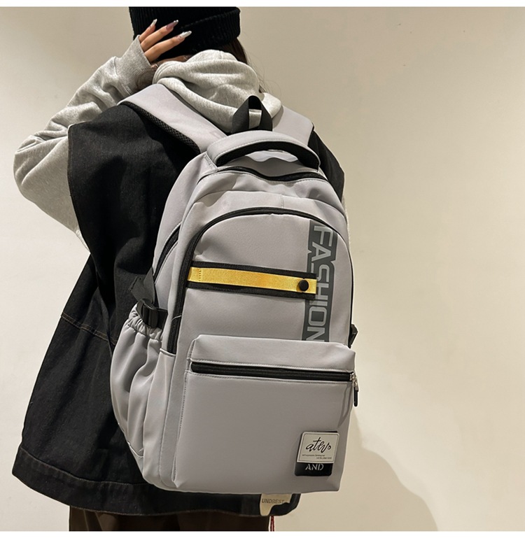 Kids Backpacks New Fashion Trend Backpack Large Capacity Outdoor Leisure Travel Bag Computer Bag Men's Backpack Student Schoolbag_voghion.com